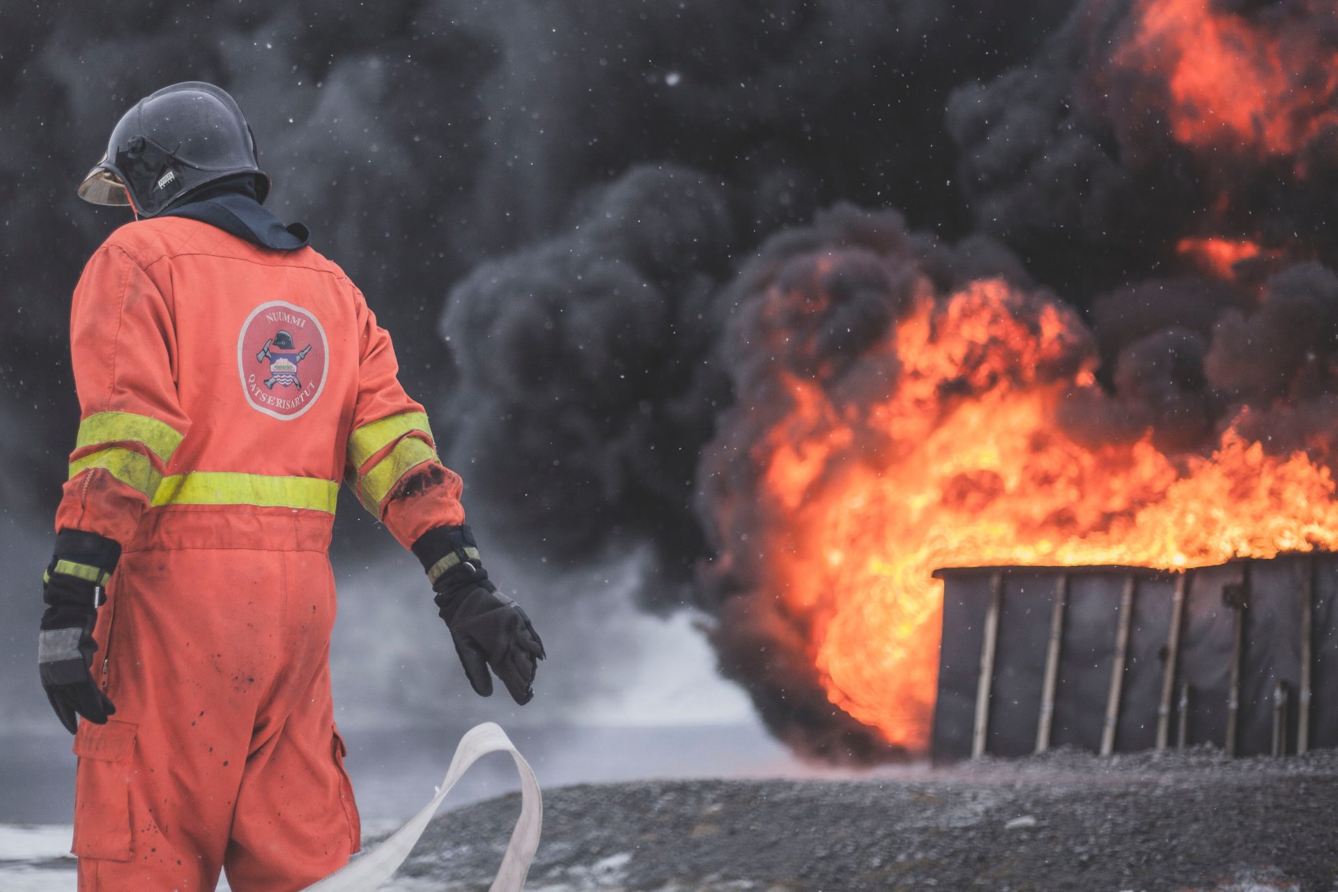 Firefighting men symbolizing first responders and PTSD- addressing trauma in high-stress occupations