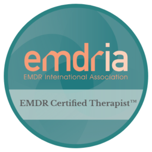 EMDRIA logo, representing EMDR therapy at Denver Men's Therapy.