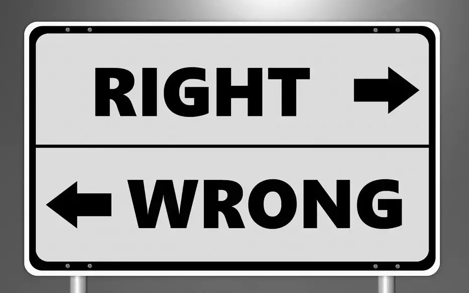 Black and white thinking can be caused by religious trauma