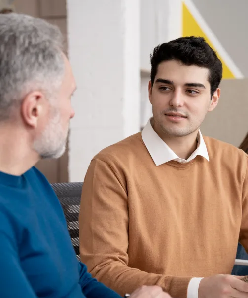 Man in individual therapy session recognizing issues with therapist's guidance in Denver