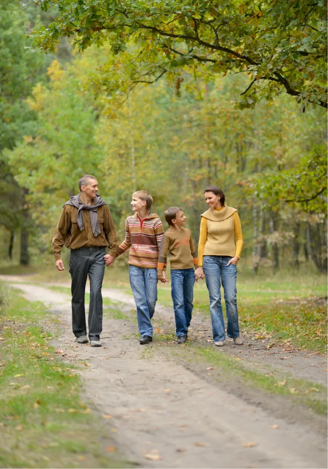 Father enjoys quality time with family outdoors after stress counseling in Denver