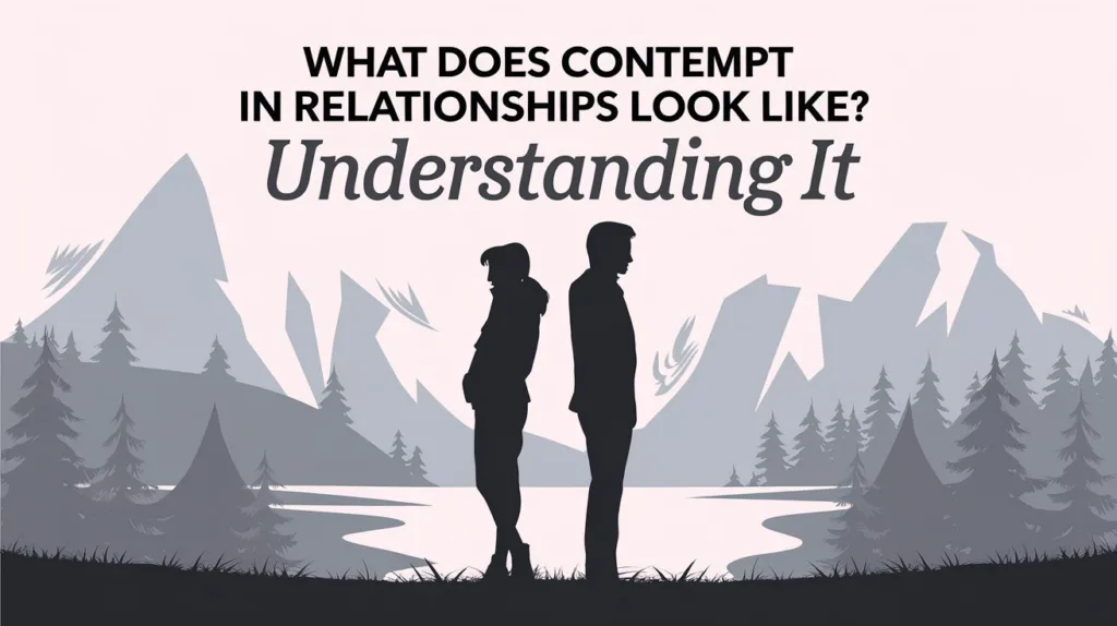 What Does Contempt in Relationships Look Like? Understanding It