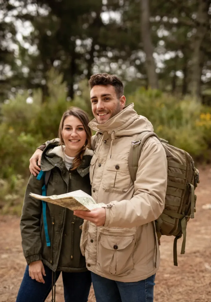 Happy couple outdoors following infidelity therapy Denver sessions